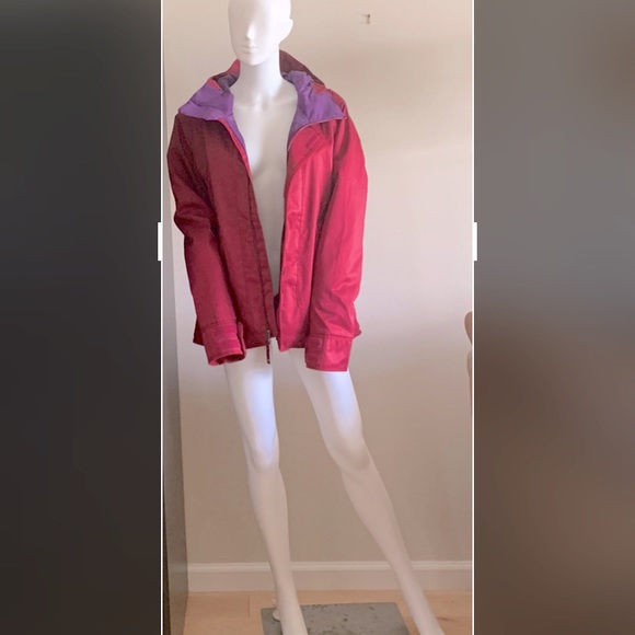 NWOT Burton Raspberry/ purple Dry ride hooded jacket - Picture 2 of 9